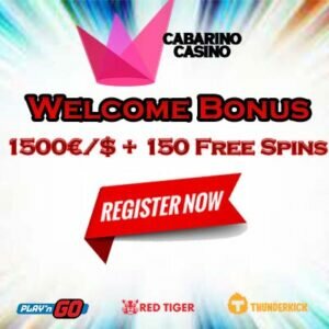 Cabarino Casino Exclusive Welcome Bonus Package