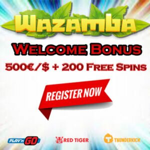 Wazamba Casino Exclusive Welcome Bonus Package